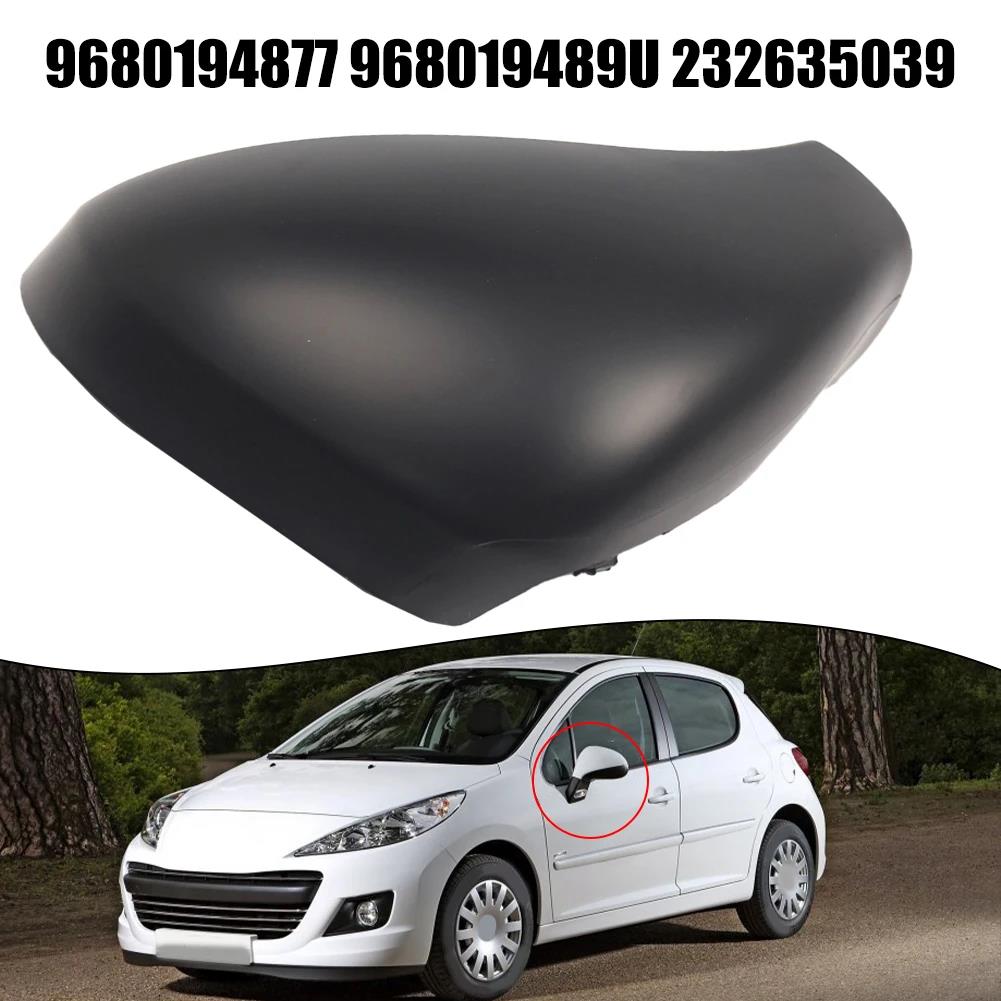 Car Left Side Mirror Housing Black 9680194877 968019489U Exterior Rearview Mirror For 207 Hatchback Estate Van 07/2006-05/2015