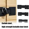 4 Position Adjustable Barn Door Latches Cut Carbon Steel Anti Corrosion Coating For Extreme Weather