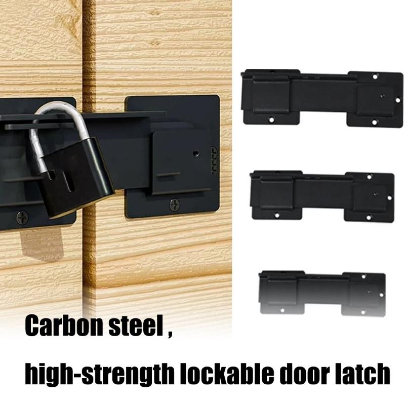 4 Position Adjustable Barn Door Latches Cut Carbon Steel Anti Corrosion Coating For Extreme Weather