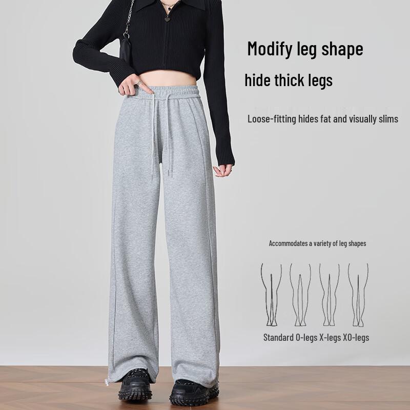 Women's High-Waist Cuffed Drawstring Sweatpants