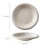 Cream Style Ceramic Stone Pattern Dining Plate Dessert Dish Cake Plate Steak Plate Salad Plates Rice Bowl Creative Tableware