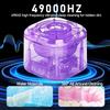 Ultrasonic Retainer Cleaner Machine, 49kHz Ultrasonic Dentures Cleaner for Retainer, Mouth Guard, Aligner, Toothbrush Head, 340ML Ultrasonic Cleaning