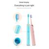 Sonický elektrický zubní kartáček Inteligentní načasování zubní kartáček pro dospělé Zubní kartáček Čisté bělení zubů Rychlé USB dobíjecí náhradní kartáček na zuby