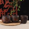 Dragon Phoenix Tea Cup Chinese Style Color-changing Purple Clay Tea Cup Anti-Scald Tea Brewer Tea Bowl Drinkware Tea Set