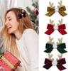 Mini Reindeer Hair Clips - Cute Winter Christmas Accessories