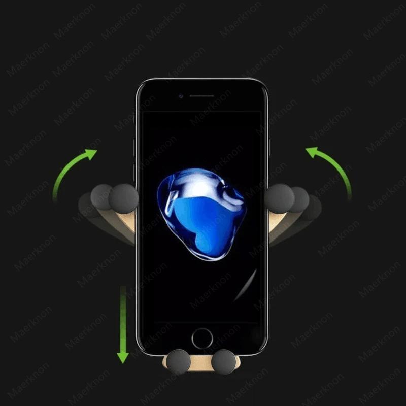 Suport pentru telefon pentru mașină Clip de ventilație Suport pentru smartphone Suport gravitațional pentru iPhone Huawei SamsungXiaomi Suport universal GPS în mașină