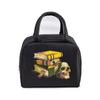 Skull Reading Books Print Lunch Bag Men and Women Vintage Style Graphics Thermal Handbags Thickened Insulation Lunch Box Bag