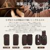 Nannlia Crazy Horse Leather Pen Case Pencil Box 4 Holder Ranking Mechanical Lead Student ID Pocket Included (Brown)