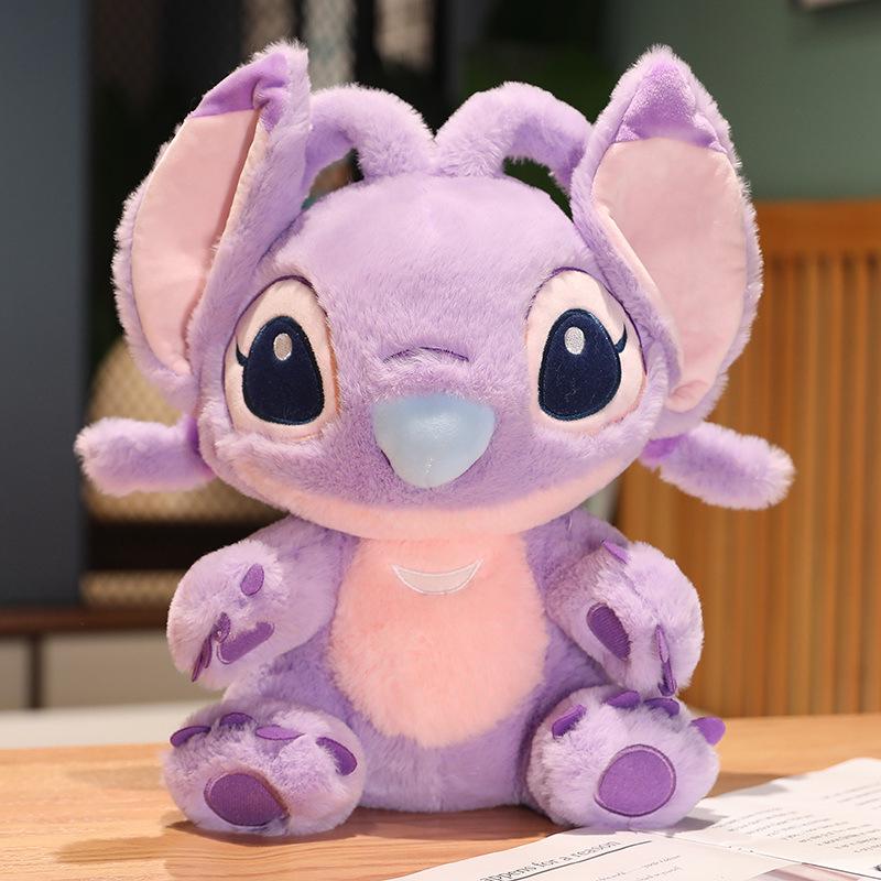 Cute Purple Angel Stitch Plush Doll - Lilo & Stitch Children's Pillow Toy