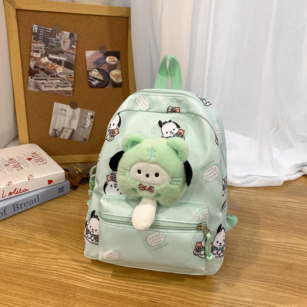 Schoolbag1011 autumn and winter new lightweight plush pendant cute little schoolbag girl cartoon travel backpack