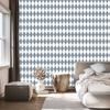 Harlequin Diamonds Wallpaper Blue and Light Gray 50x1000