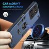 KEYSION Shockproof Armor Case for Motorola Edge 60 Pro 5G Silicone+PC Metal Ring Stand Phone Back Cover for Edge 60 S 60 Fusion