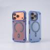 Magnetic Matte Translucent For Magsafe Case For iPhone 17 16 15 14 Plus 13 12 Pro Max Air Luxury Metal Button Shockproof Cover