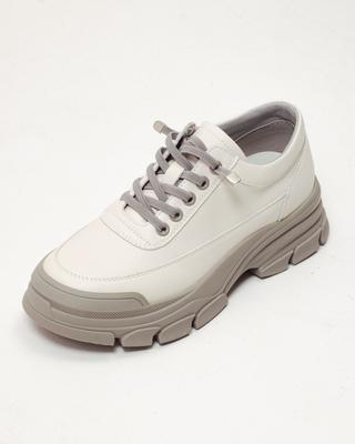 Damen-Sneaker Lifexpert 80150 36 aus milchigem Leder
