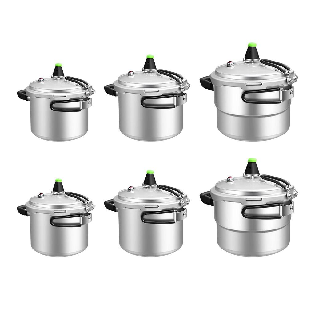 Mini Pressure Cooker Camping Pan Aluminum Alloy Cookware Rice Cooking Pot for Self Driving Tour