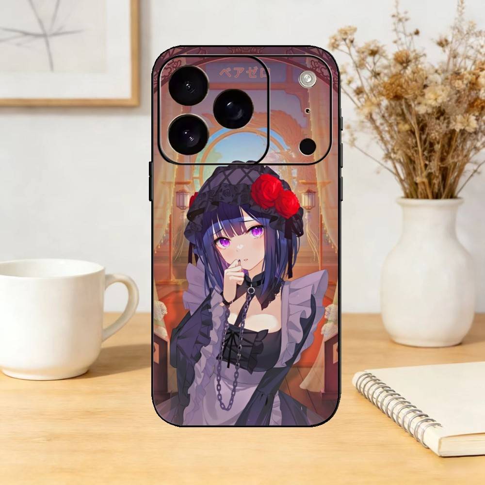 

Чехол для телефона Dress Up D-Darling Shizuku Kuroe Силиконовый черный Мягкий Для IPhone 17,16,15,14,13,12,11,SE,Plus Pro Max iPhone17air