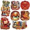 Europe Portugal Aimants Frigo 3D Autocollant Souvenir Touristique Aimants Réfrigérateur Autocollant Décoration Maison Cuisine