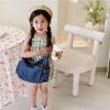 Trendy Denim Casual Shoulder Bag For Kids Unisex Stylish Outdoor Travel Use