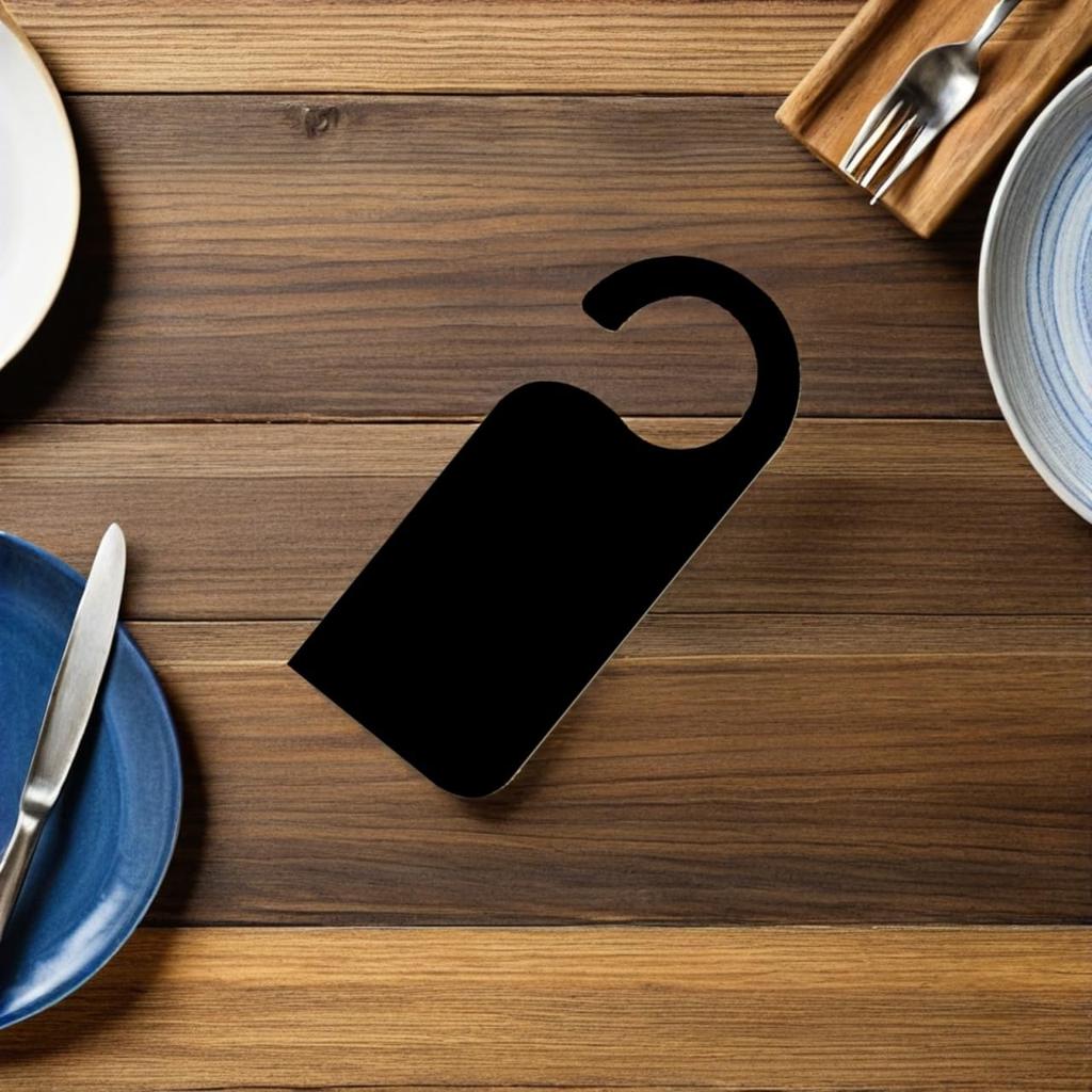 6-seitiger Metall Türknauf Hängeanhänger für Hotelschild