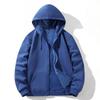 Zipper Hooded Sweatshirt Autumn Winter Fleece-lined Warm Composite Cardigan Pure Cotton Casual Sweatshirt