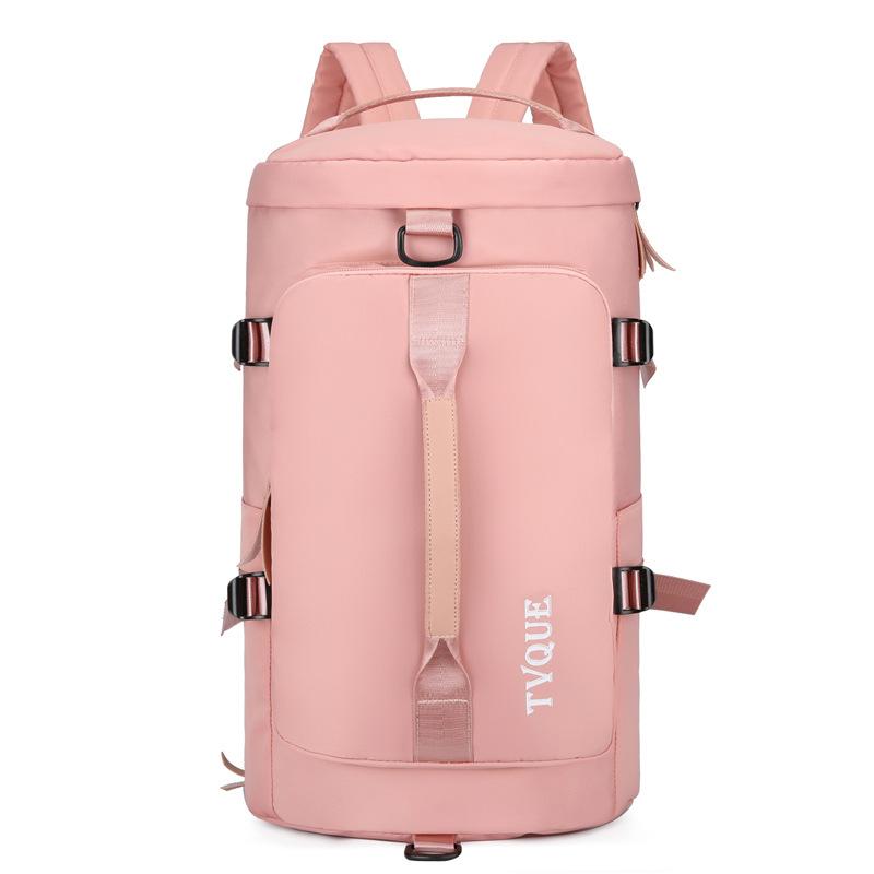 Large-capacity portable travel bag, multifunctional sports and fitness bag, dual-use dry and wet separation backpack for men and women