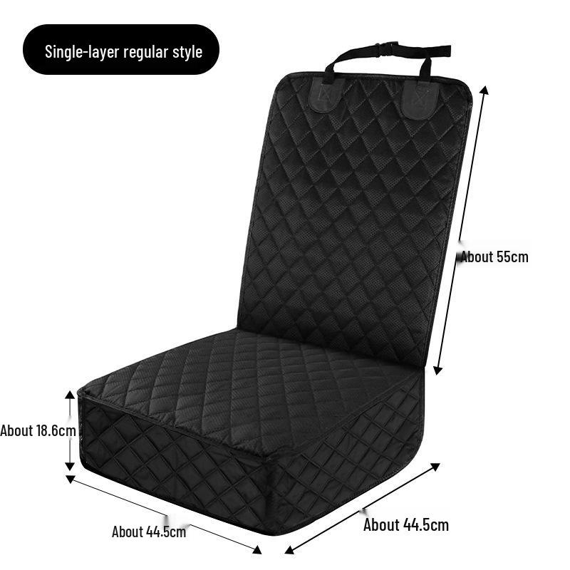 Waterproof & Dirt-Proof Rear Car Seat Cushion for Small/Medium Dogs - Travel Essential Mat