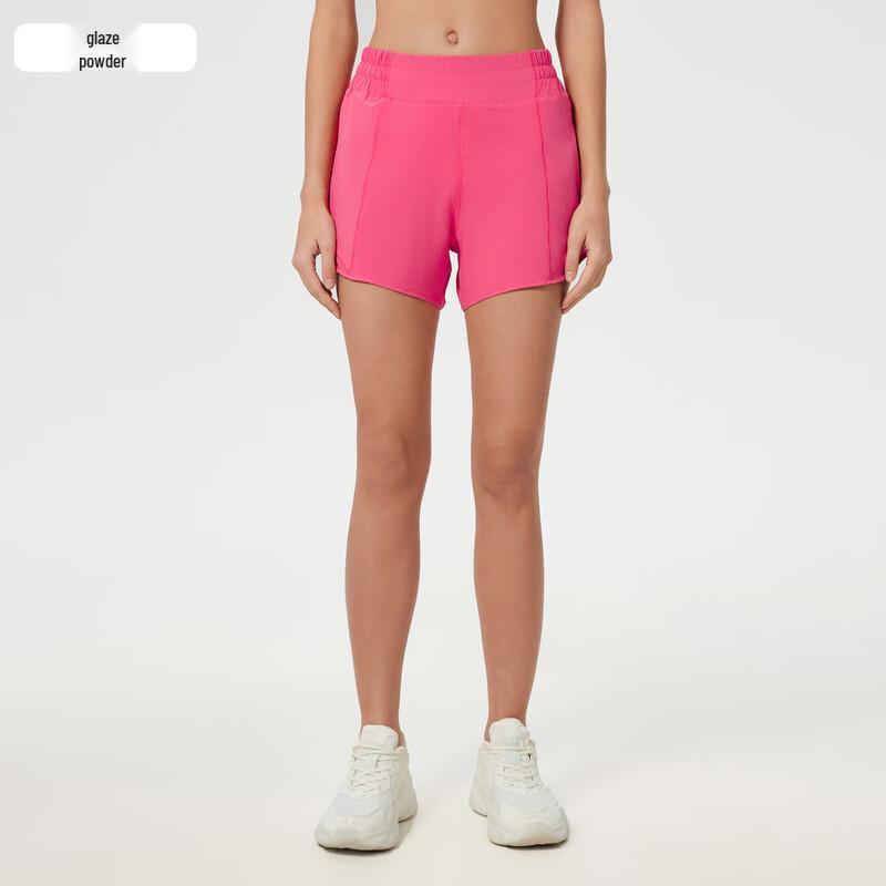 

Women s High-Waist Athletic Shorts with Built-in Briefs