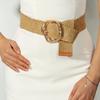 Woven Linen Women Waist Belt Fashion Waist Accessory for Skirts Dresses Bohemian Styles Waist Decoration for Festival