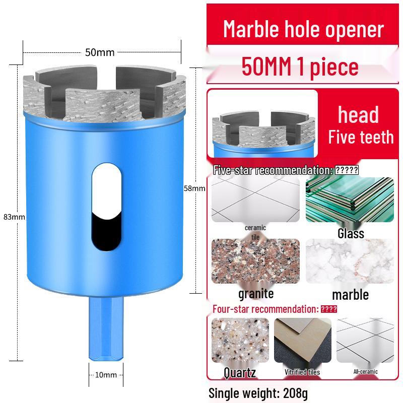 מקדחה למרבל, אריחים, אבן, גרניט ובטון לקידוח יבש