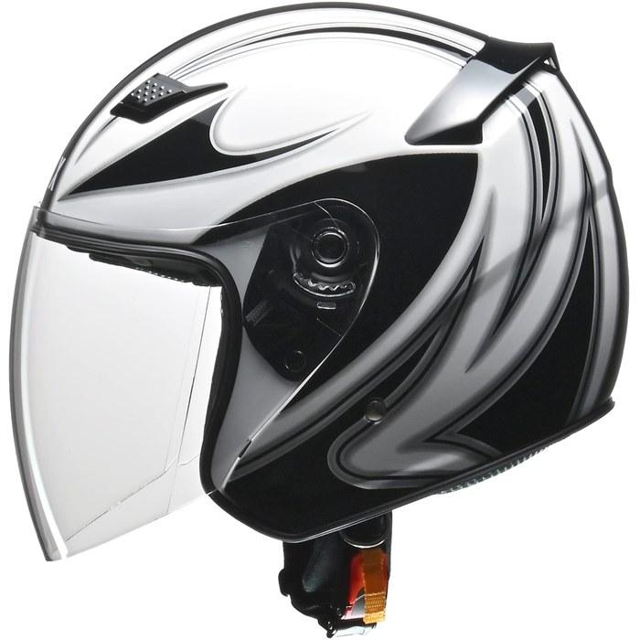 LEAD STRAX Jet Helmet White LL SJ-9 - LL Size (24-24.4 inches)