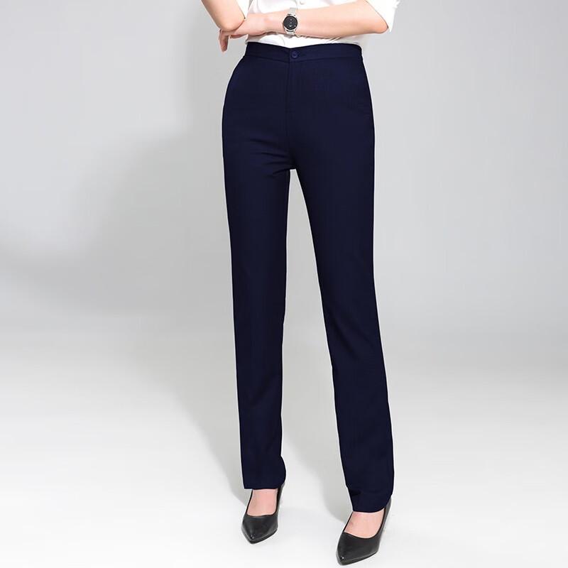 Tluoman Women s Straight-Leg Work Pants M