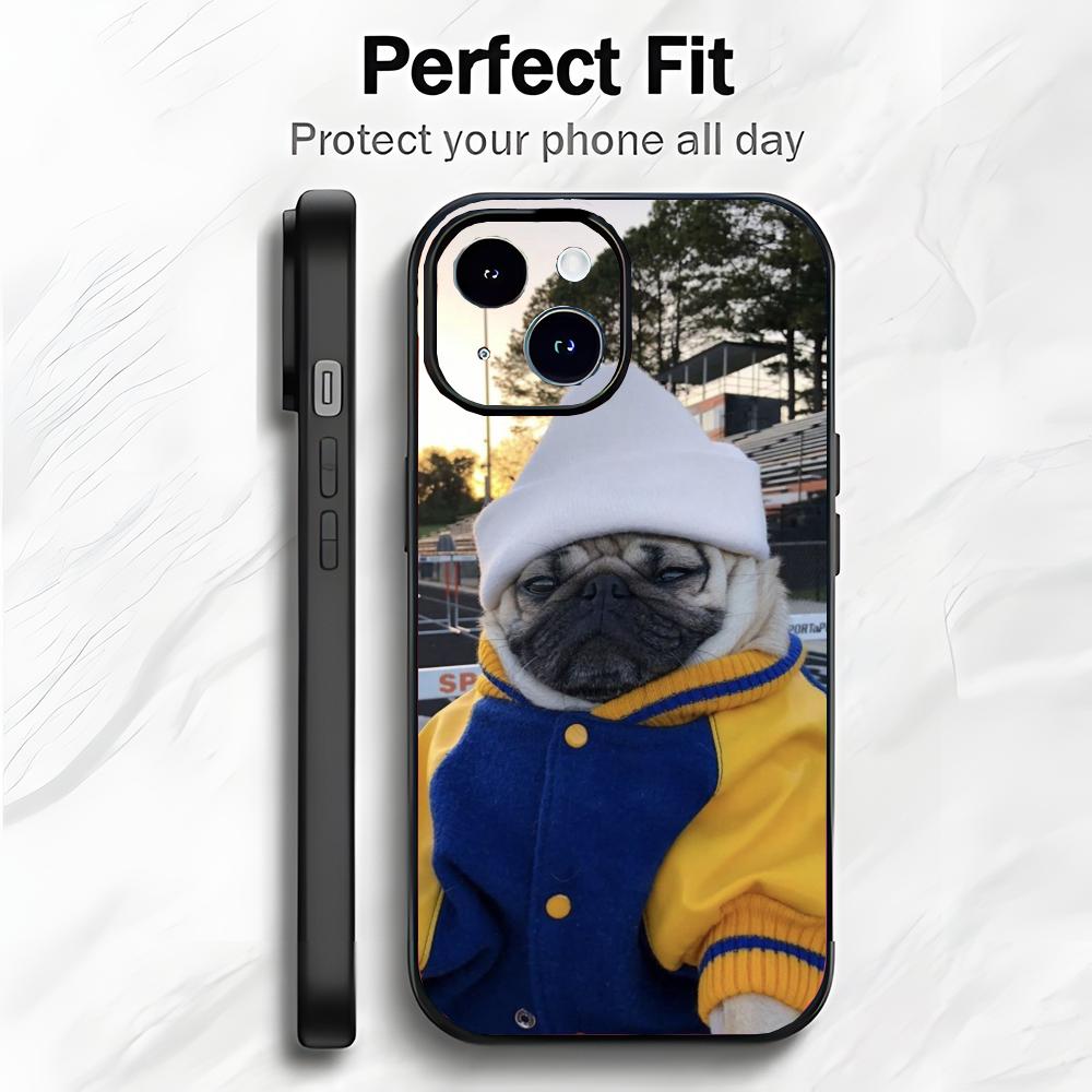 French Bulldog Dog Pug Phone Case Phone Case Soft Packaging Lightweight For iPhone17 16 15 14 13ProMax