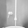 Wall-Mounted Water Drop Faucet with Adjustable Boom, Single-Hole Control, for Hot & Cold Water