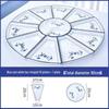 Qinjing Blue and White Porcelain Fan-Shaped Dinnerware Set