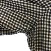 Lanvin Silk Check Pattern Tailored Jacket ST46-54 Black X White Men's Used