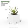 Square Fiberglass Garden Planter Pot