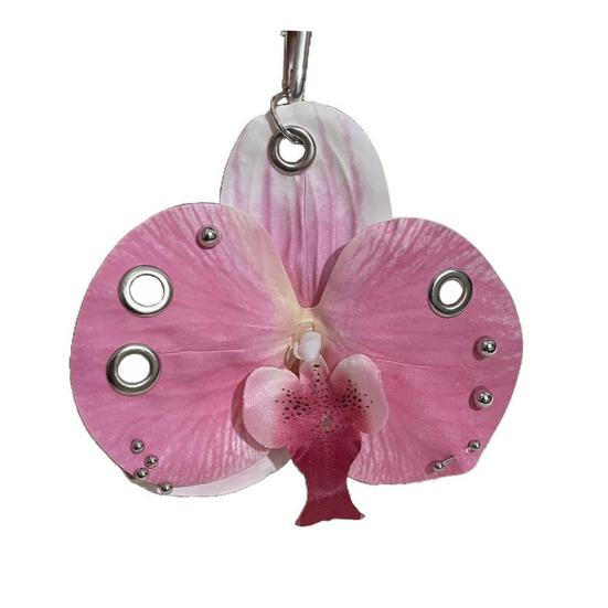 Klíčenka přívěsek ve tvaru květiny realistický vzhled lehká slitina organizér na klíče květinová dekorace na tašku