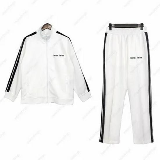 Ensemble de sport unisexe automnal à trois rayures