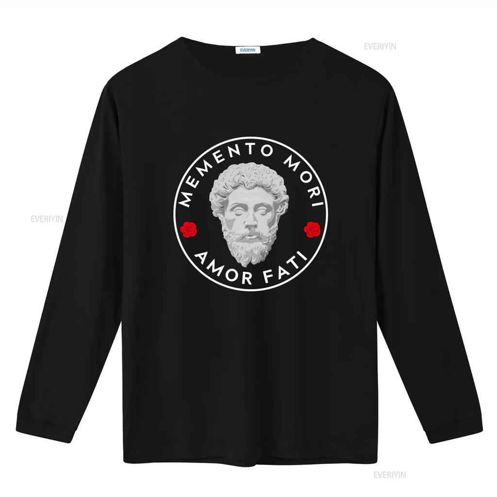 Marcus Aurelius Memento Mori Amor Fati T Shirt Roman Emperor Philosophy Inspired Graduation For Her And Him Vintage Washed