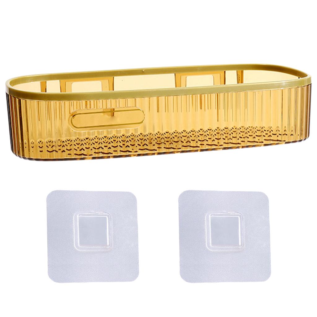 Waterproof Bathroom Rack Toiletries Storing Shelf Plastic Shampoo Holder Efficient Toilet Washstand Organization Tool