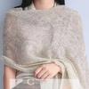 100% Cashmere 70x180cm Print Wrap Scarf Women Lightweight Breathable Knitted Pashmina Shawl Travel Cape Foulard All-Season Chic Layering