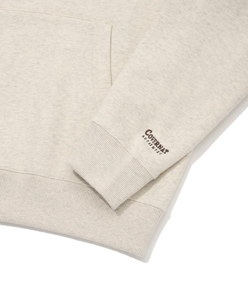 C Logo Hoodie Oatmeal