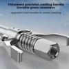10000 PSI Grease Gun Coupler Double Handle Grease Nozzle Repair Car Syringe Lubricant Tip  Car
