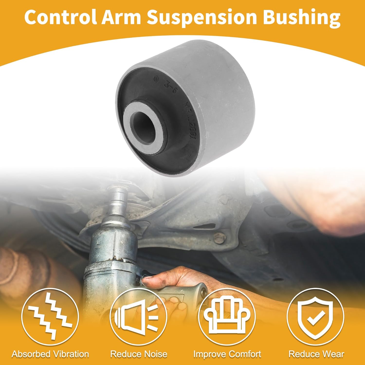 

Control Arm Suspension Bushing No.MR112891 Rear Lower for MITSUBISHI PAJERO II V14W-V55W 1991-2004