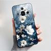 Printing Case For ZTE Nubia Z50S Pro 5G Funda ZTE Nubia Z60S Pro 5G Cover Soft Silicone Black Shell Cute Flower Cartoon Casing