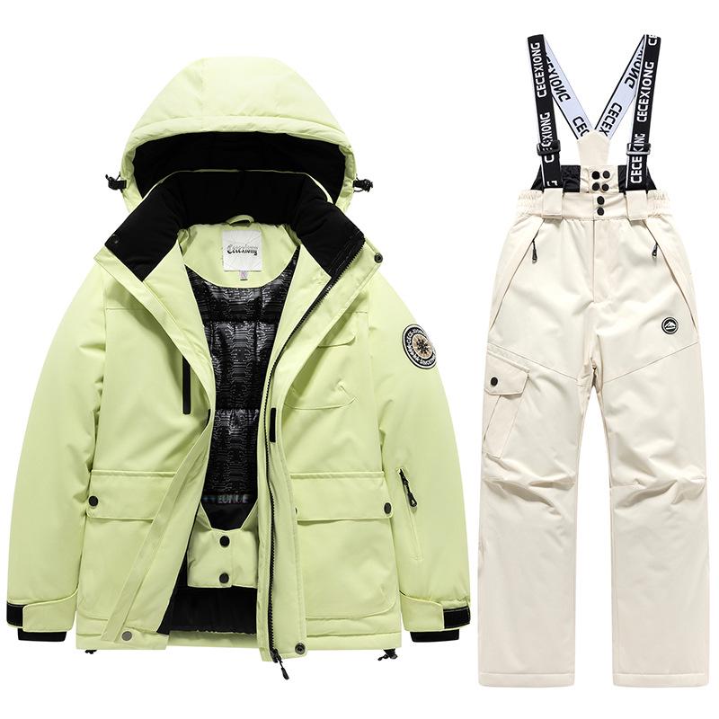 Kinder-Winter-Skianzug - Warm, Wasserdicht, Winddicht, Einteiliger Skianzug für Jungen & Mädchen