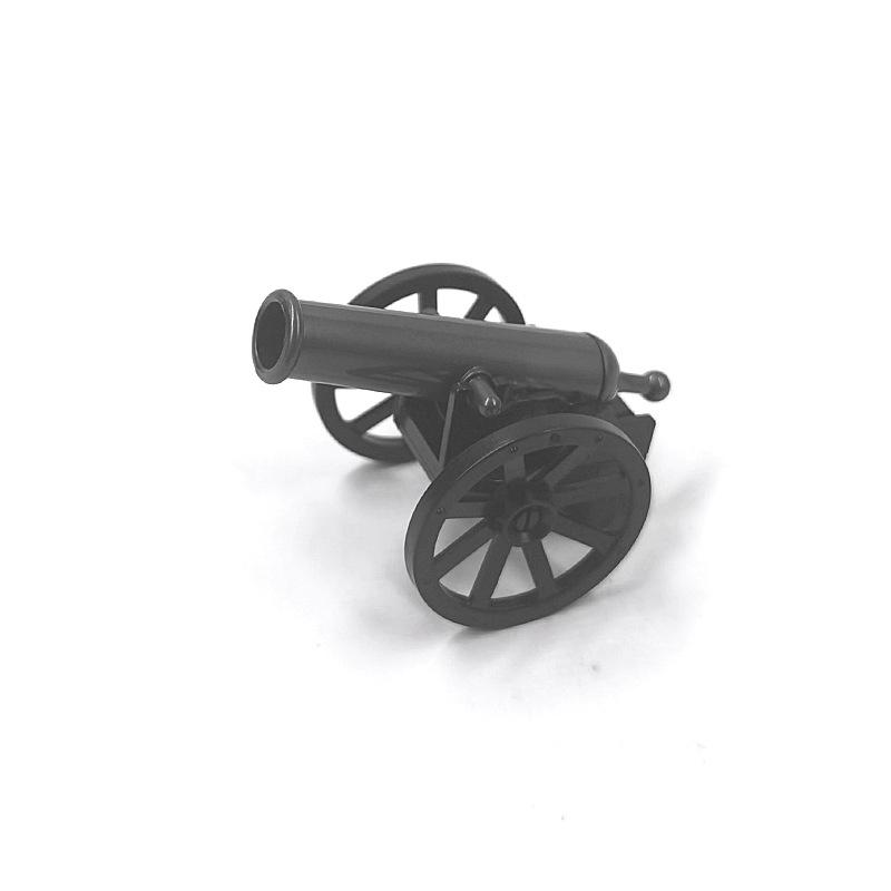 Medieval Military Cannon Small Particle Soldier Figurine Building Block Pirate Ship Artillery Scene Ornament Toy