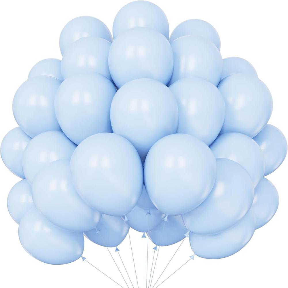 10/20/30/50pcs 10/12inch Blue Balloon Hot Pink Pastel Purple Balloons Baby Shower Globos Decor Birthday Party Wedding Decoration