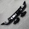 For Ford Focus 2019-2021 Mk4 ST Hatchback Gloss Black Car Rear Bumper Diffuser Splitter Spoiler Car Styling Accessories