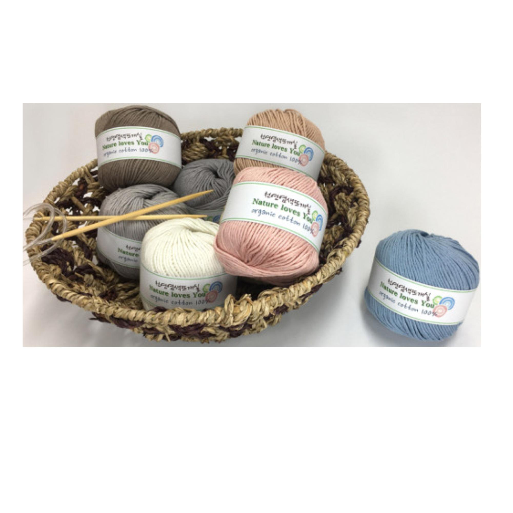 

[LaPace] Экологически чистая хлопковая пряжа высшего качества для вязания куклы крючком Пряжа 100% органическая хлопковая пряжа Натурально окрашенная пряжа